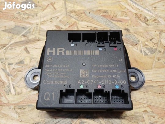 Mercedes E Class W212 (2009-2016) Jobb Hátsó Ajtóvezérlő Elektronika