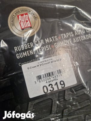 Mercedes E-osztály W212 gumiszőnyeg Új