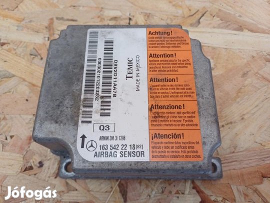 Mercedes ML W163 (1998-2005) Légzsák Vezérlő Elektronika