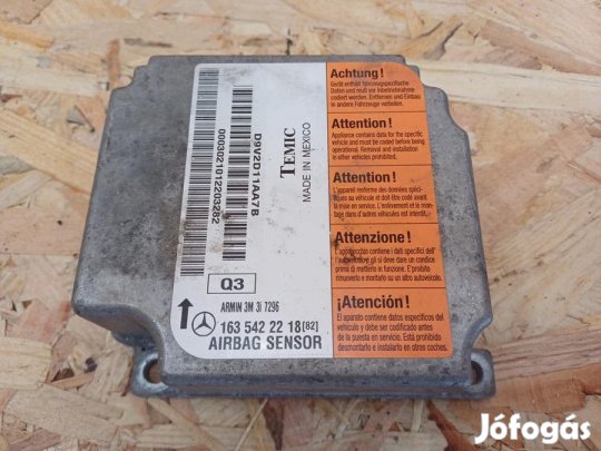 Mercedes ML W163 (1998-2005) Légzsák Vezérlő Elektronika