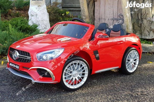 Mercedes SL65 12V-os piros 1 személyes eredeti elektromos kisautó