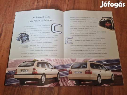 Mercedes T-Modell S202 S210 Taxi Prospektus 1996. C-osztály E-osztály