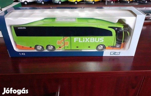 Mercedes Travego M Flixbus"RA modelle" kisbusz modell 1/43 Eladó