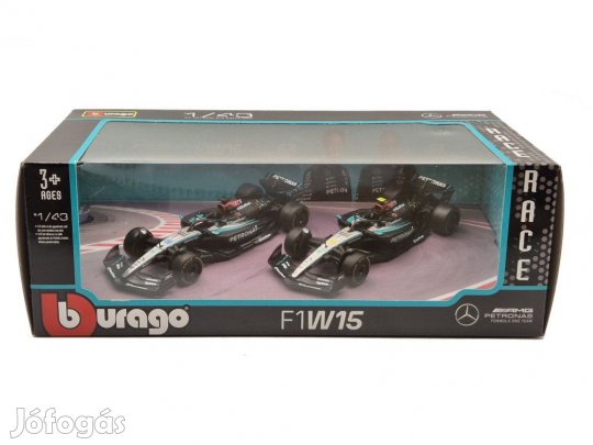 Mercedes W15 F1 szett (2024) - #44 Lewis Hamilton - #63 George Russel