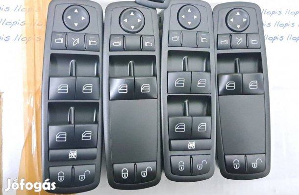 Mercedes W169 W245 A B vezető oldali bal ablakemelő kapcsoló Új