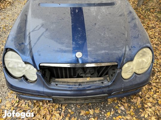 Mercedes W203 coupe lámpa lökhárító motorháztető homlokfal 
