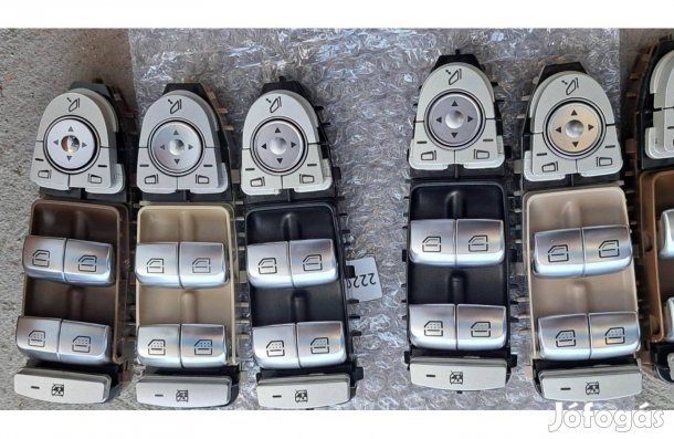 Mercedes W205 C X253 GLK N293 Eqc ablakemelő kapcsoló bézs fekete barn