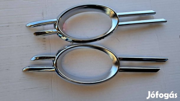 Mercedes W211 facelift ködlámpa króm keret jobb bal Új