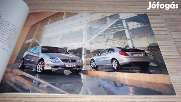 Mercedes w203 coupe (2001) angol prospektus, katalógus