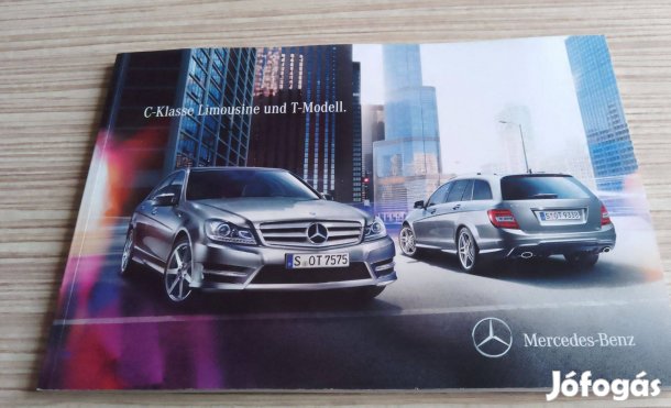 Mercedes w204 szedán/ kombi 102 oldalas prospektus, katalógus