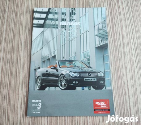 Mercedes w209 CLK Brabus (2003) prospektus, katalógus!!