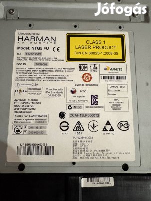 Mercedes w222 hátsó szórakoztató elektronika