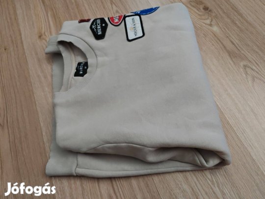 Mercier designer puha meleg pamut férfi pulóver M
