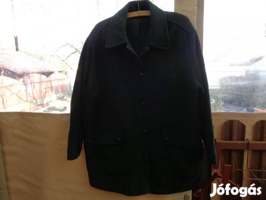 Méregzöld átmeneti kabát