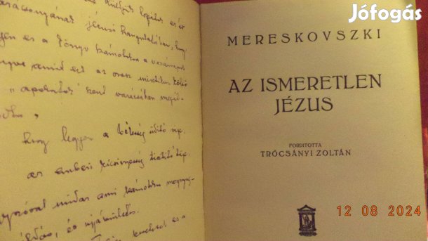 Mereskovszki: Az ismeretlen Jézus