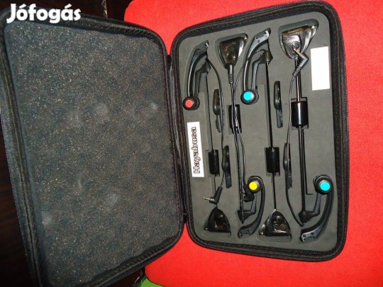 Merev karos, világítós, 4 darabos swinger párnázott tokban eladó