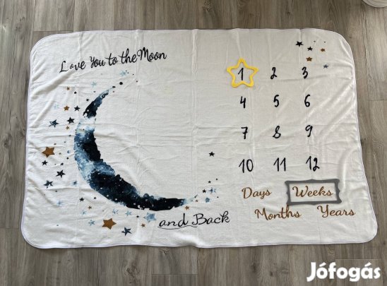 Mérföldkő babatakaró, fotótakaró