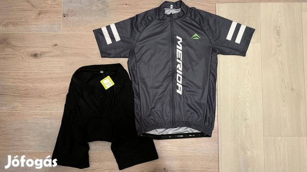 Merida kerékpáros mez, felső + nadrág M-L, új