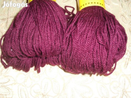 Merkur bordó fonal - 300g