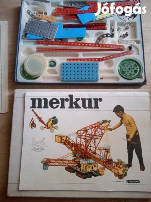Merkúr építő játék fellelt állapotban 