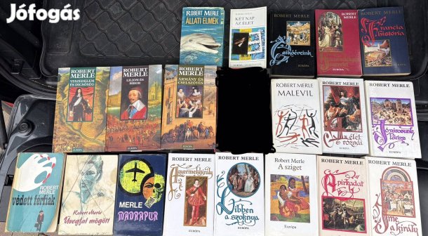 Merle Francia könyv gyűjtemény 