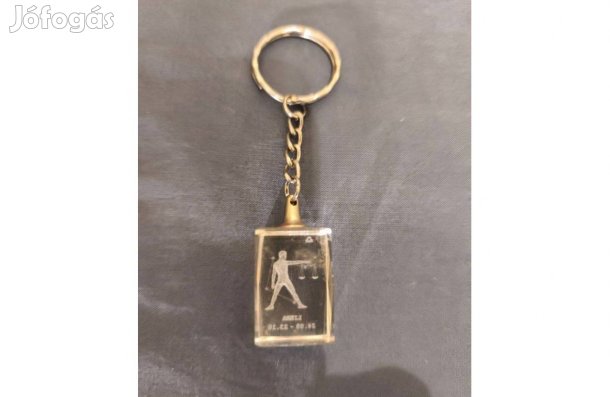 Mérleg gravírozott kulcstartó