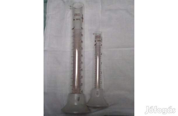 Mérőhenger üveg 1 db 25 cm3 1 db 100 cm3