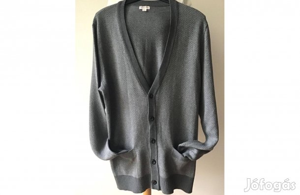 Merona kötött, pamut Férfi Kardigán. L-es