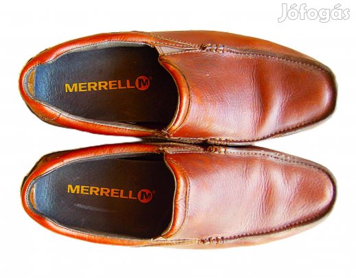 Merrell mokaszin 43-as barna bőr férfi cipő