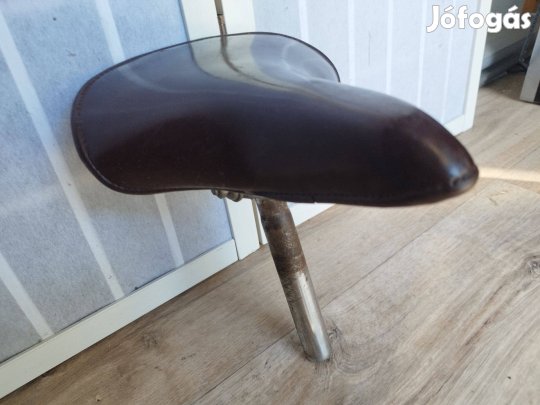 Mertens bőr rugós, retro kerékpáros nyereg, ülés