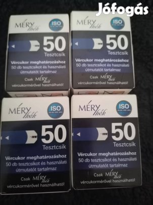 Mérykék tesztcsíkok 4db 8.000 Ft