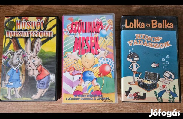 Mese VHS-ek: Lolka és Bolka, Szülinapi mesék, Húsvét nyusziországban