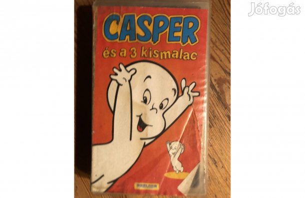 Mese videókazetta :Casper és a három kismalac 800 Ft