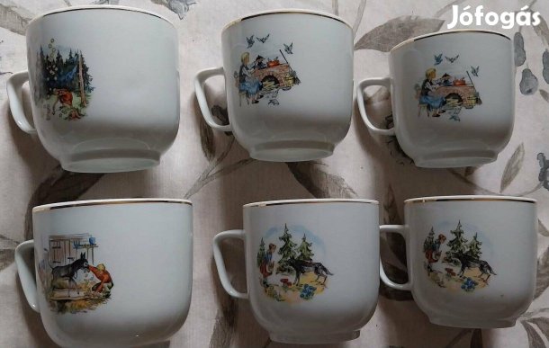 Mesefigurás bögrék