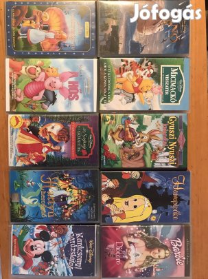 Mesefilm, rajzfilm VHS pakk gyerekeknek