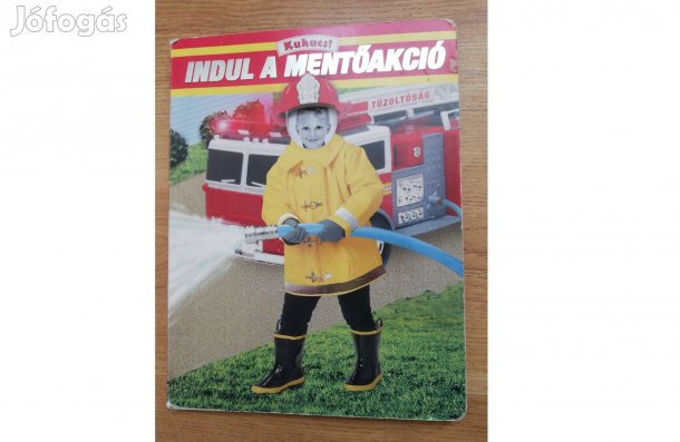 Mesekönyv Indul a mentő akció keménylapos nagy alakú