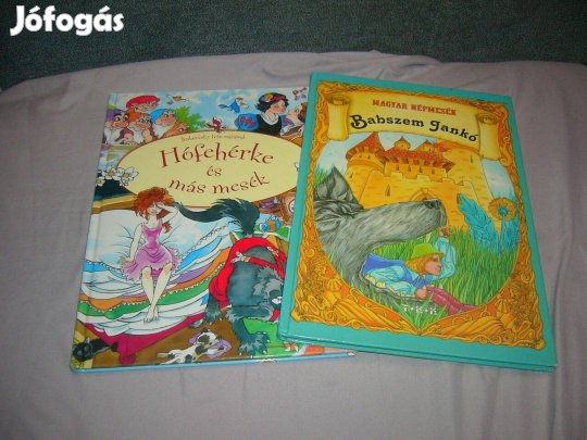 Mesekönyv - Babszem Jankó, Hófehérke és más mesék 2 db