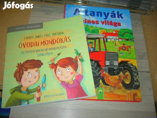 Mesekönyv - Óvodai mondókás, A tanyák színes világa 2 db