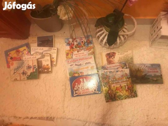 Mesekönyv baba könyvek 10 db Van benne új is