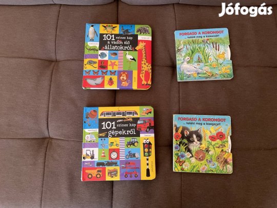 Mesekönyv eladó! 2-4 éveseknek ajánlott! Állatok, gépek!