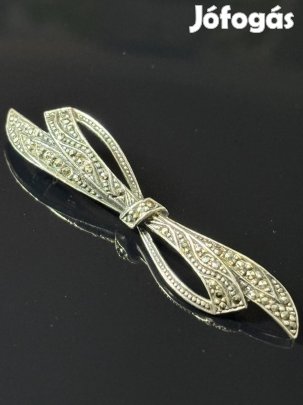 Mesés,antik ezüst Bross