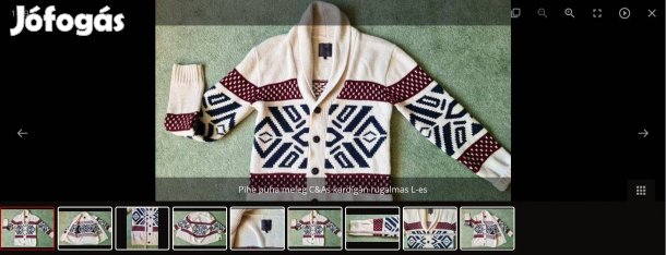 Meseszép clockhouse pihe-puha L-es kardi alig felvéve