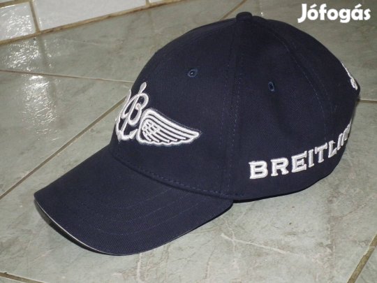 Meseszép új sötétkék eredeti Breitling baseball sapka