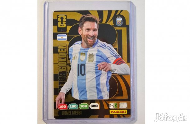 Messi Golden Baller - Fifa Panini World Cup 2026