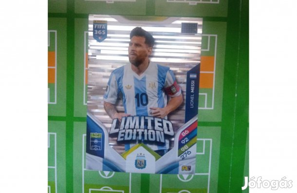 Messi (Argentína) Panini Fifa 365 2026 XXL Limited kártya