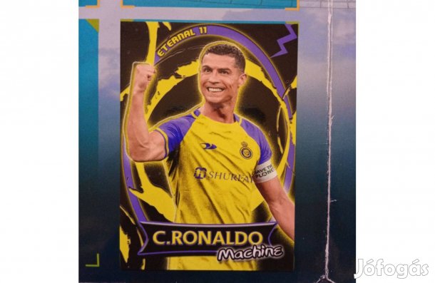 Messi (Inter Miami) és Ronaldo (Al Nassr) szurkolói kártya