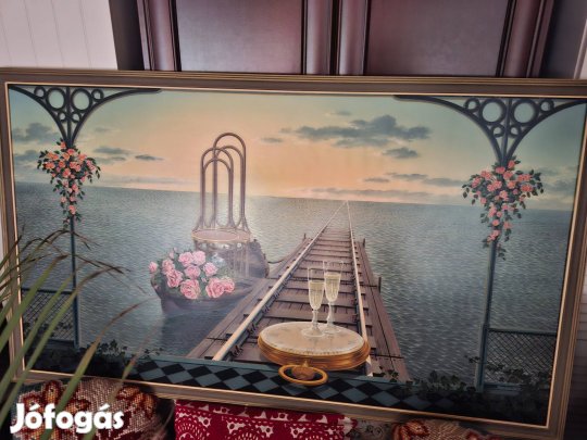 Mester István festőművész festménye