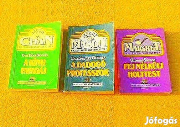 Mesterdetektív kiskönyvtár sorozat - 3 kötet