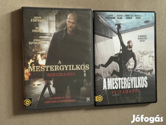 Mestergyilkos 1,2rész dvd