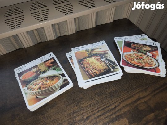 Mesterszakács receptkártya gyűjtemény